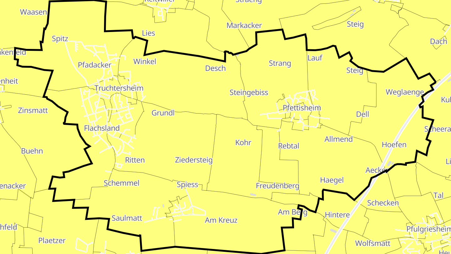 Carte des prix de l'immobilier Truchtersheim
