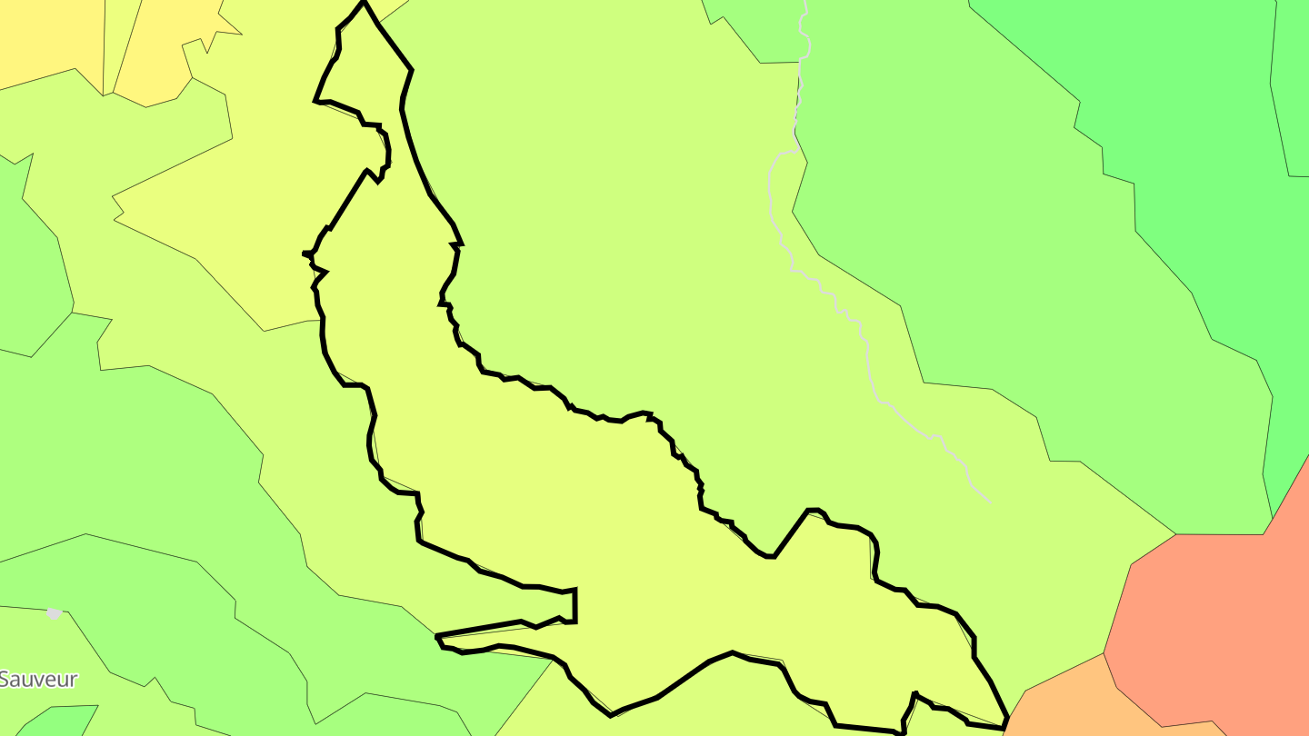 Carte des prix de l'immobilier Turquestein-Blancrupt