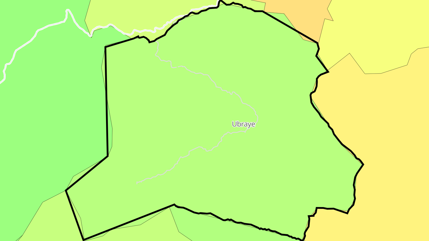 Carte des prix de l'immobilier Ubraye