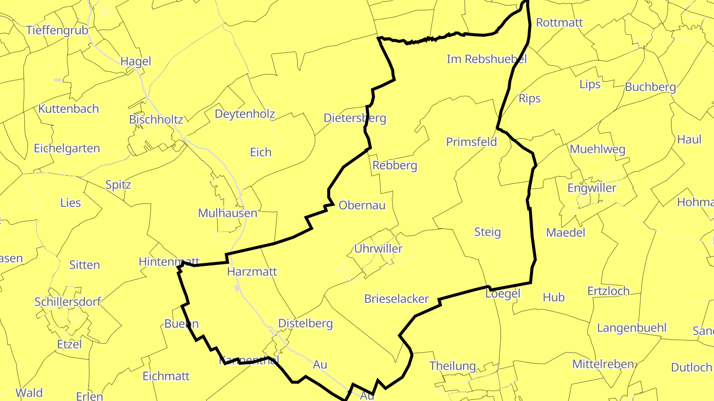 Carte des prix de l'immobilier Uhrwiller