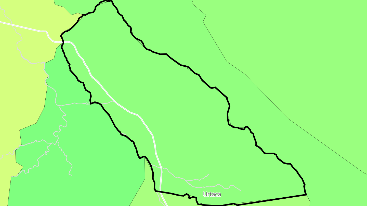 Carte des prix de l'immobilier Urtaca