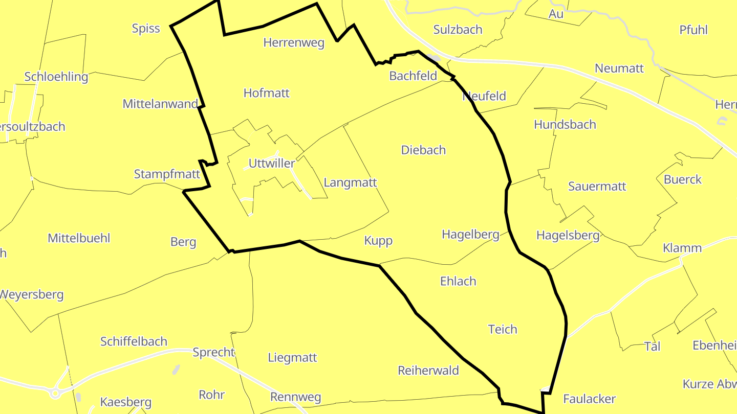 Carte des prix de l'immobilier Uttwiller