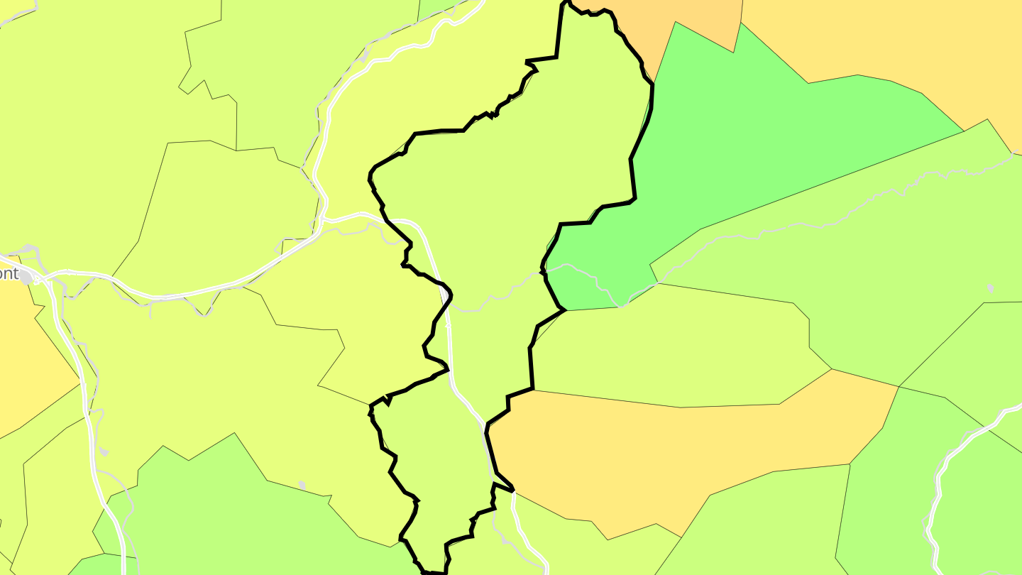 Carte des prix de l'immobilier Vagney