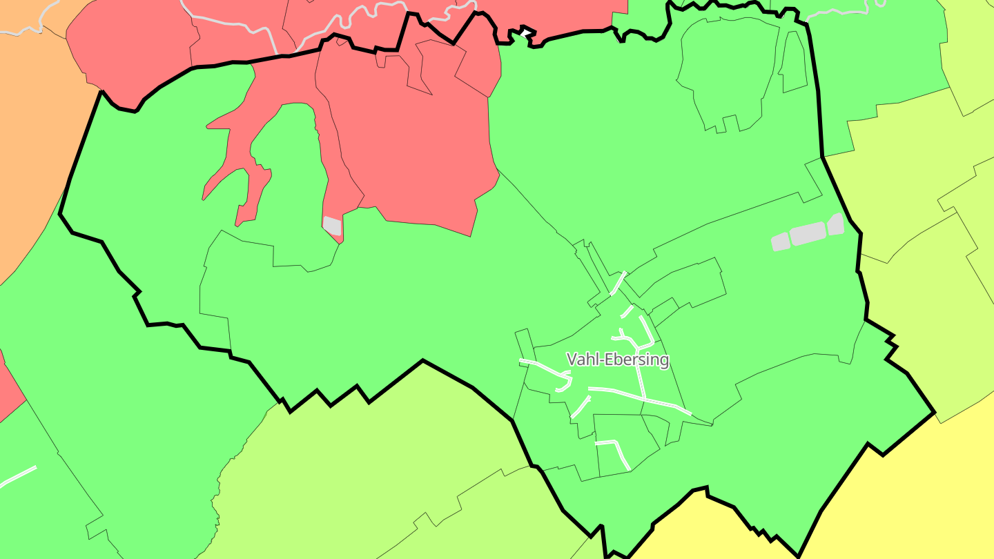 Carte des prix de l'immobilier Vahl-Ebersing