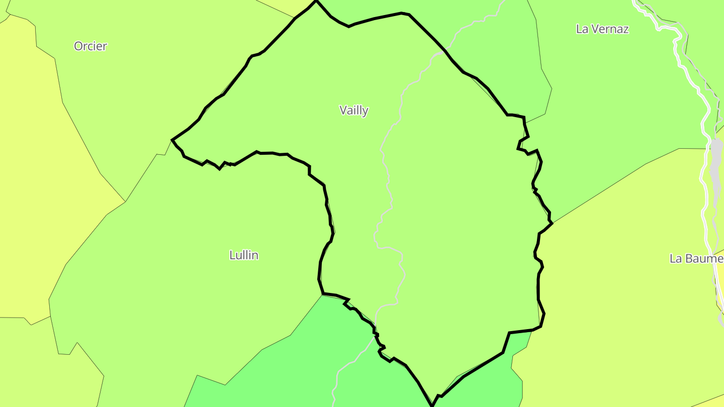 Carte des prix de l'immobilier Vailly