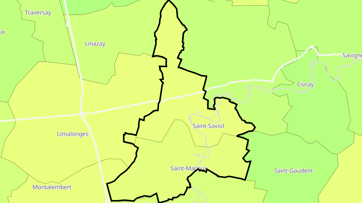 Carte des prix de l'immobilier Val-de-Comporté