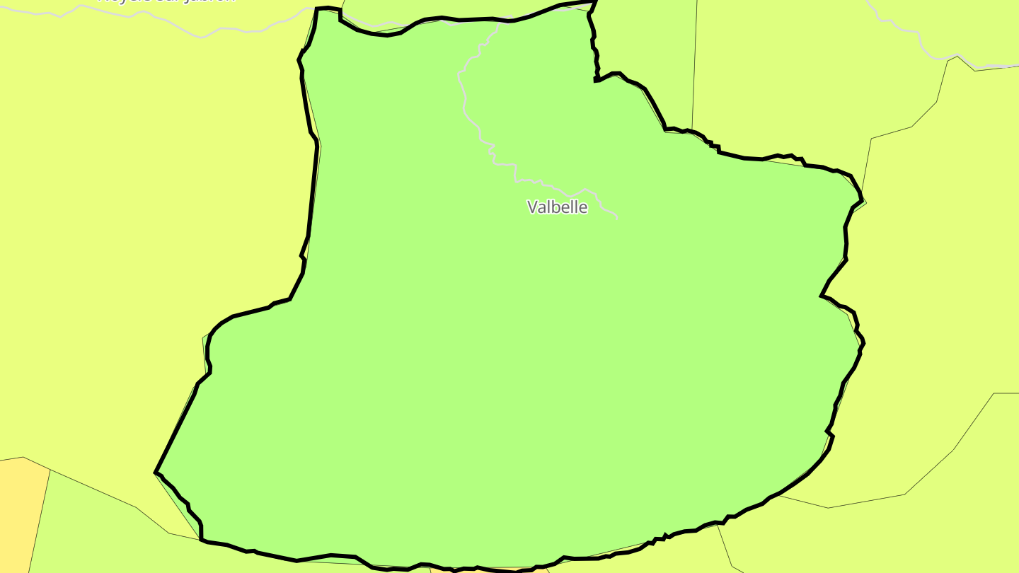 Carte des prix de l'immobilier Valbelle