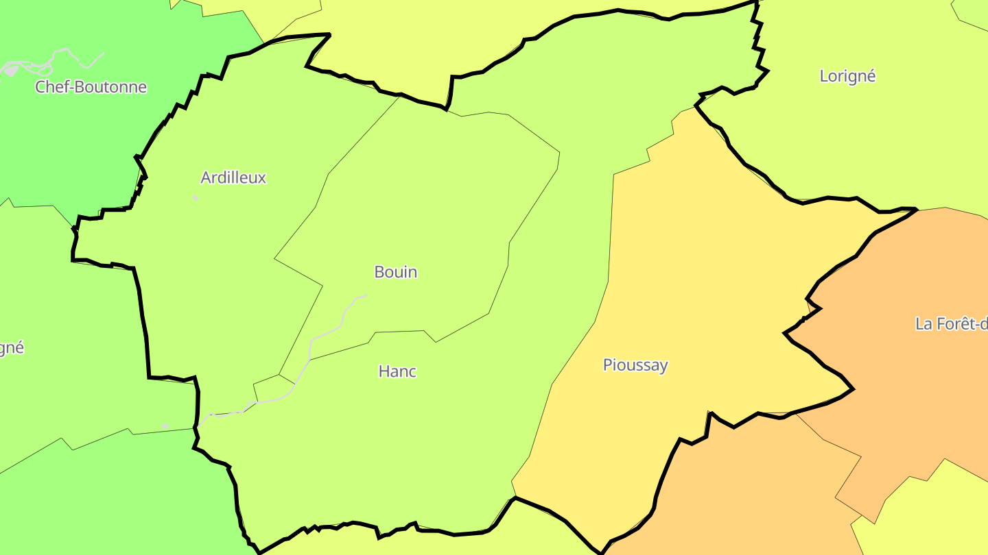 Carte des prix de l'immobilier Valdelaume