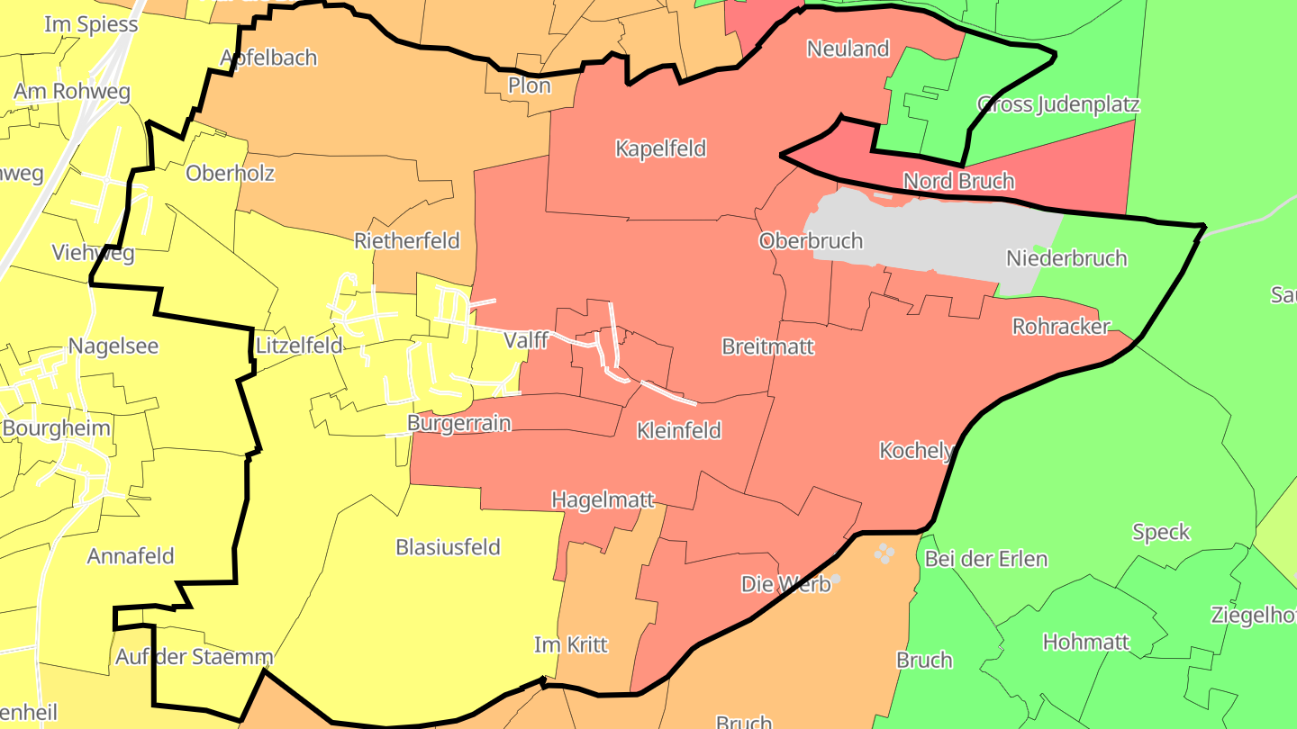 Carte des prix de l'immobilier Valff