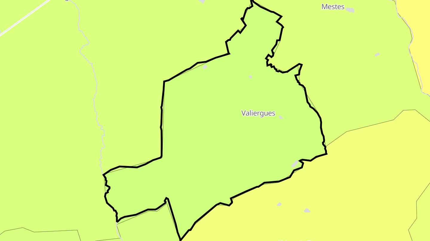 Carte des prix de l'immobilier Valiergues
