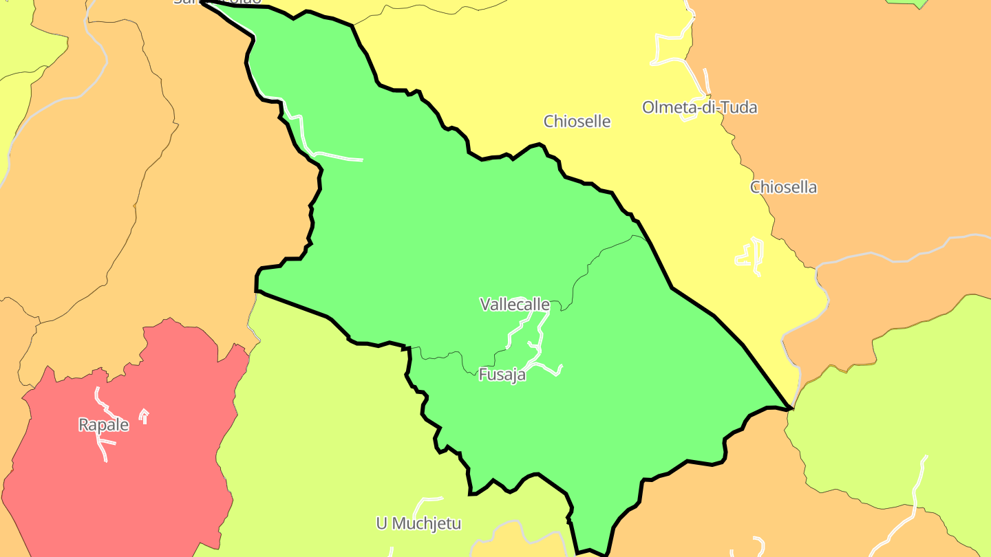 Carte des prix de l'immobilier Vallecalle