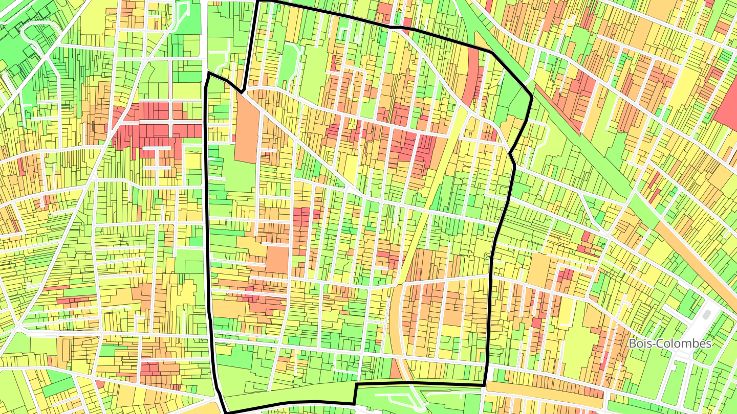 Carte des prix de l'immobilier Vallées