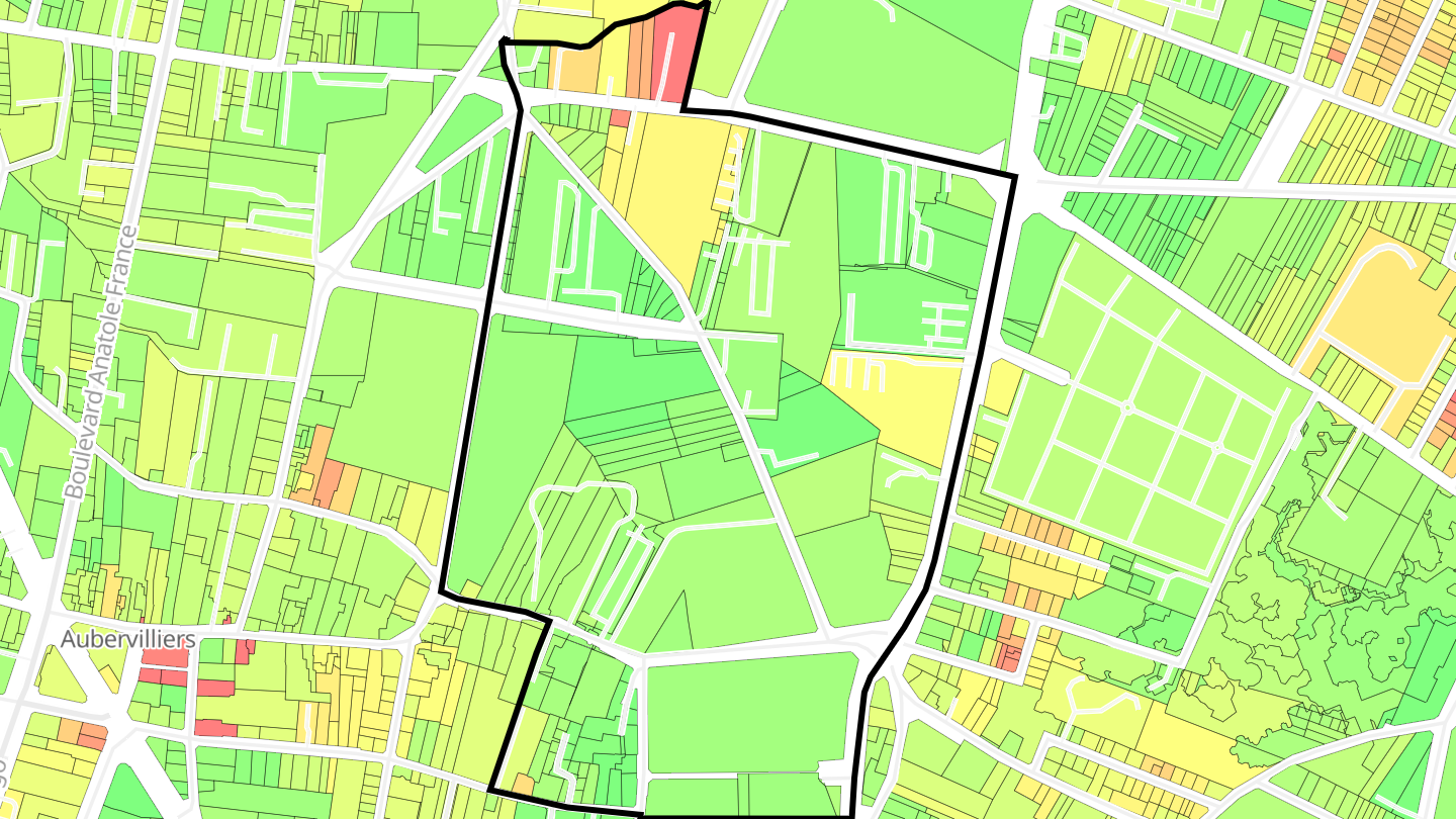 Carte des prix de l'immobilier Vallès - La Frette
