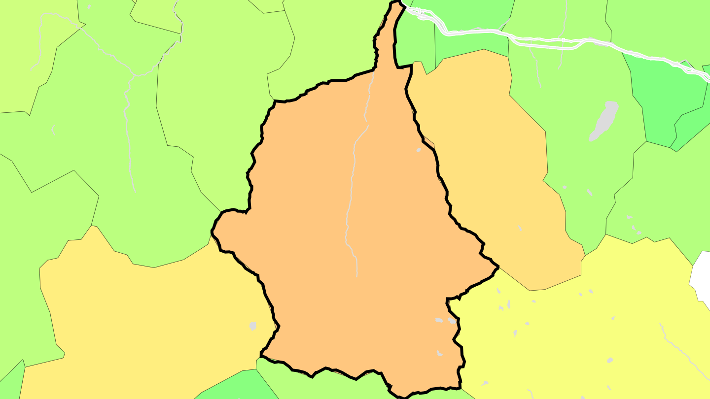 Carte des prix de l'immobilier Valloire