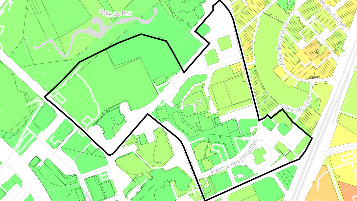 Carte des prix de l'immobilier Vand'Est