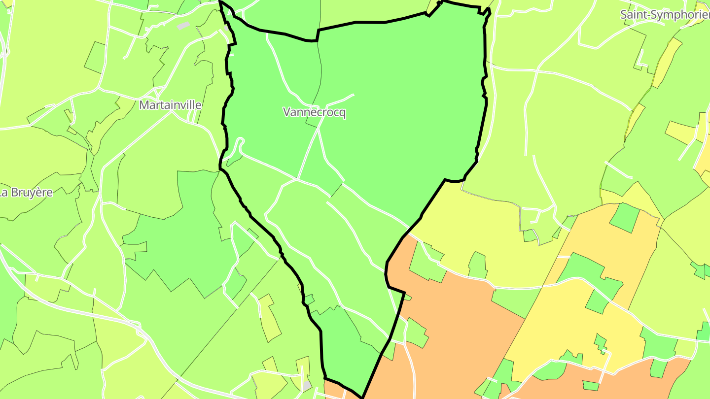 Carte des prix de l'immobilier Vannecrocq