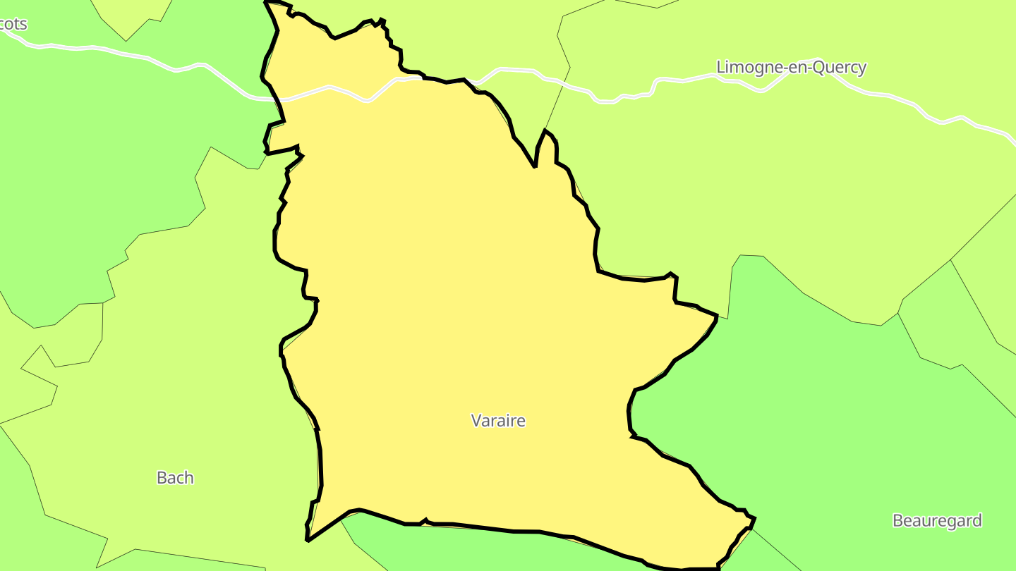Carte des prix de l'immobilier Varaire