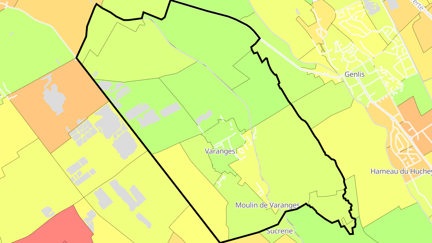 Carte des prix de l'immobilier Varanges