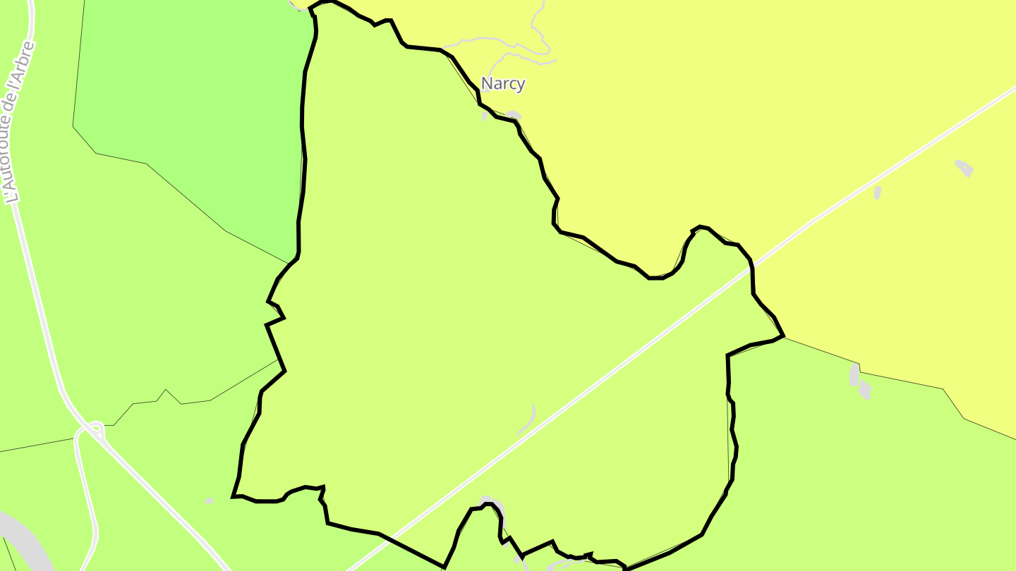 Carte des prix de l'immobilier Varennes-lès-Narcy