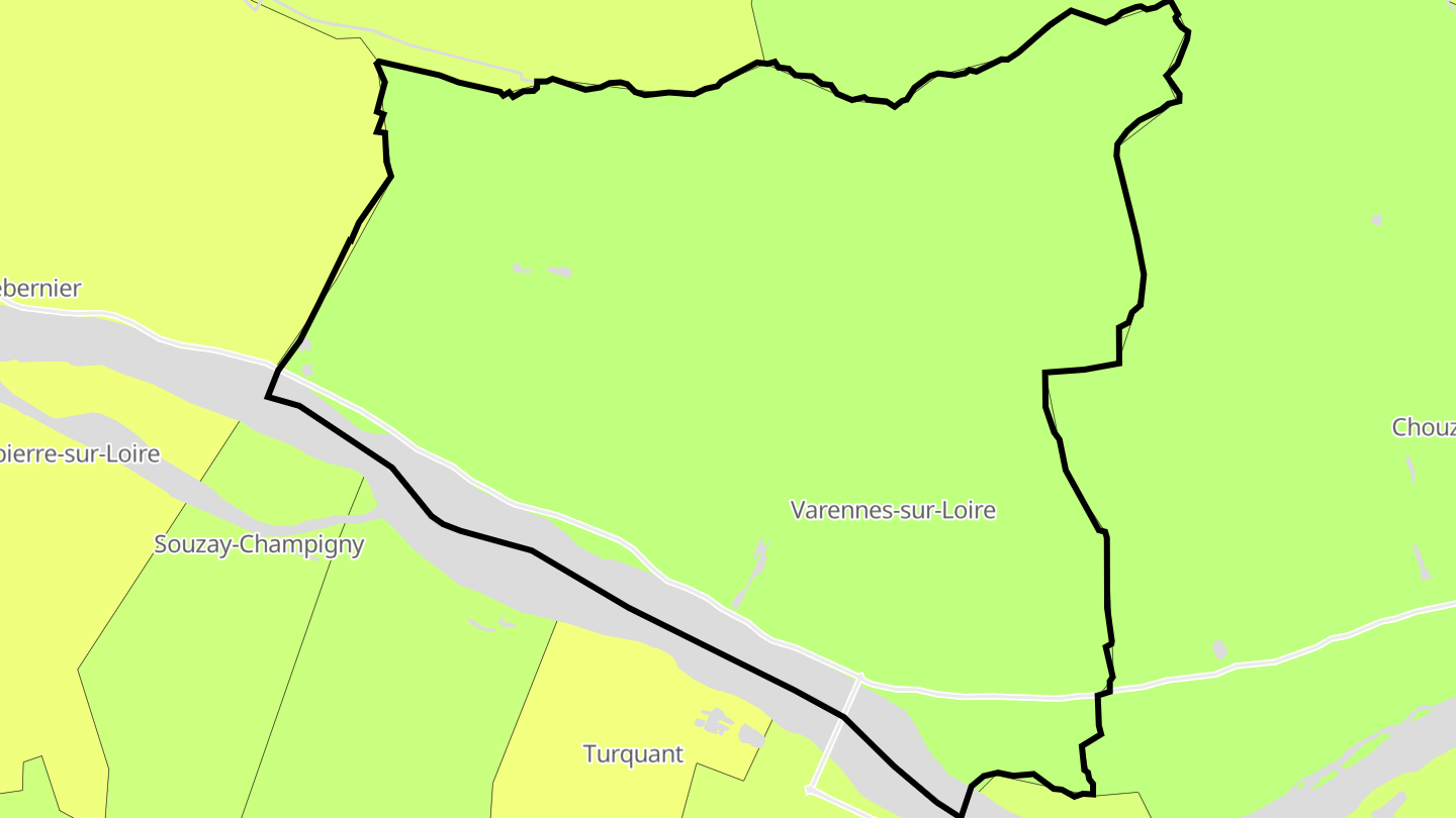 Carte des prix de l'immobilier Varennes-sur-Loire