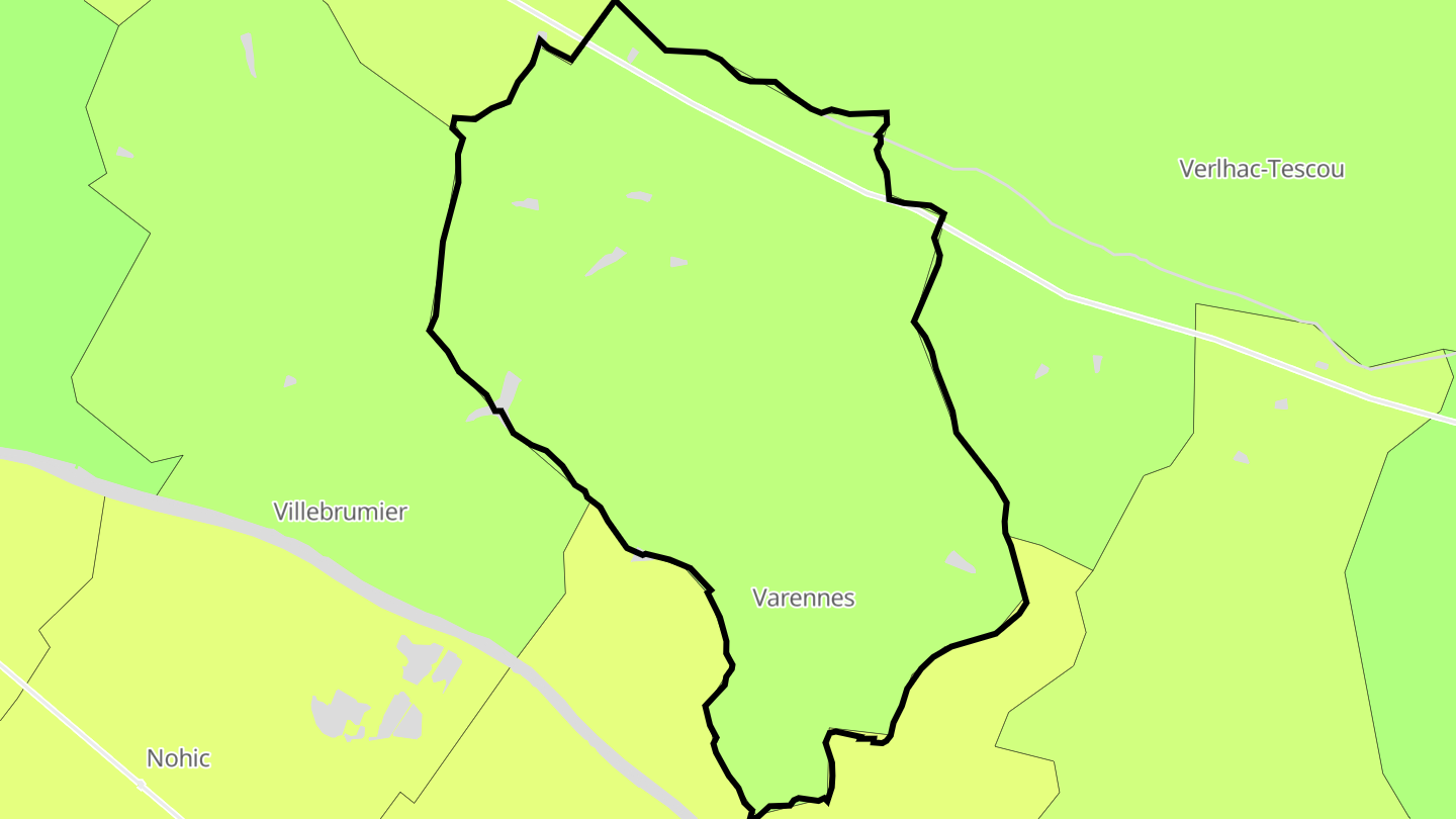 Carte des prix de l'immobilier Varennes