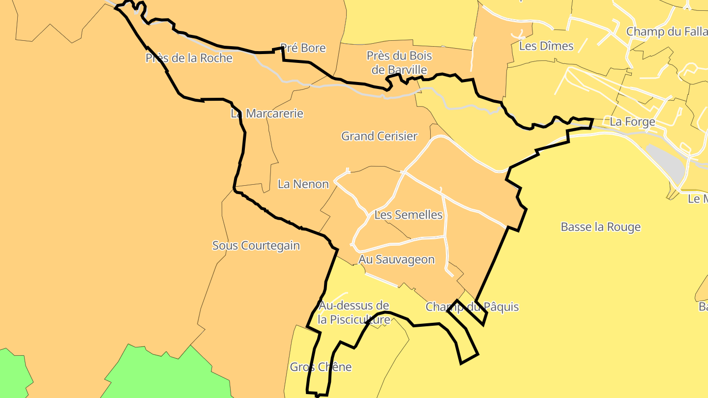 Carte des prix de l'immobilier Vasperviller