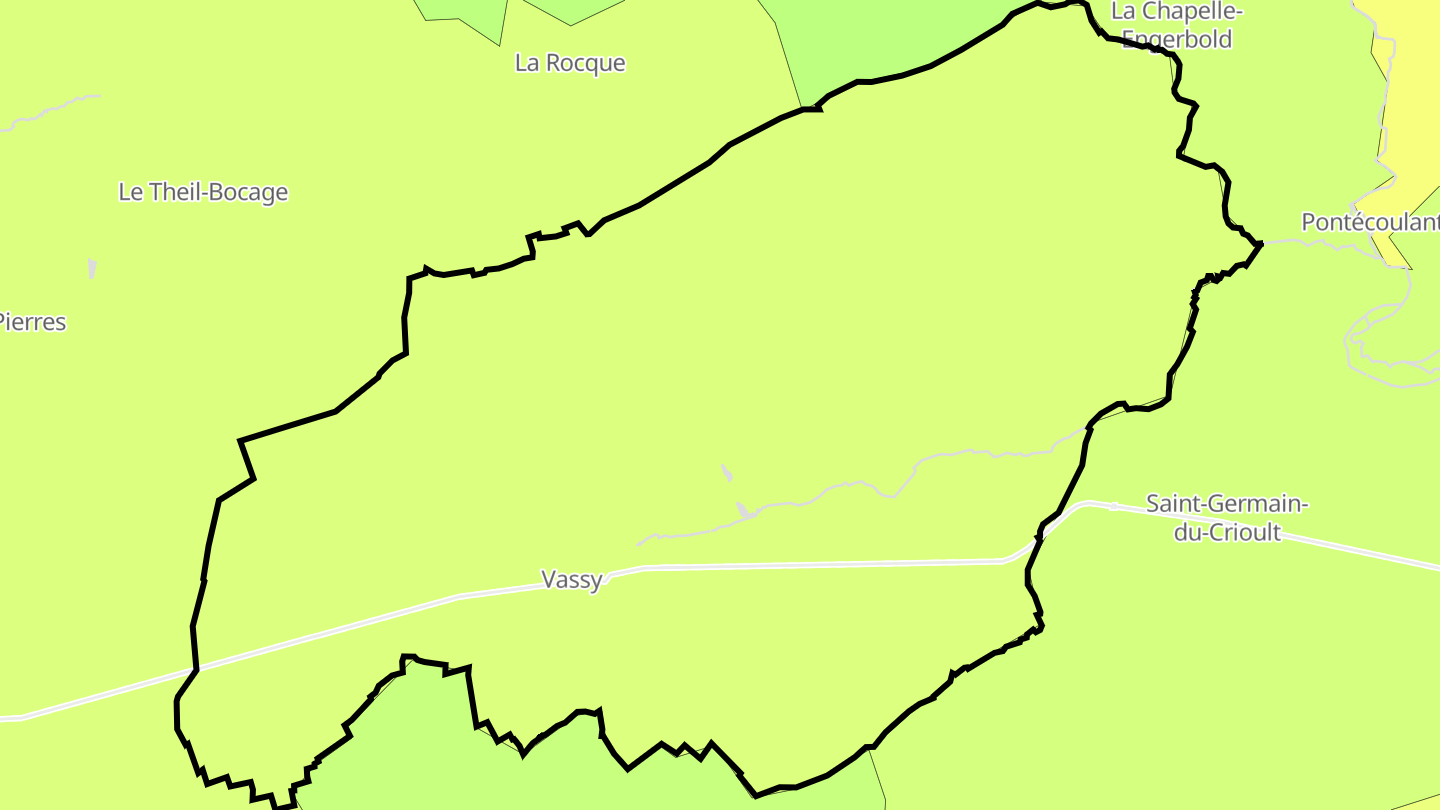 Carte des prix de l'immobilier Vassy