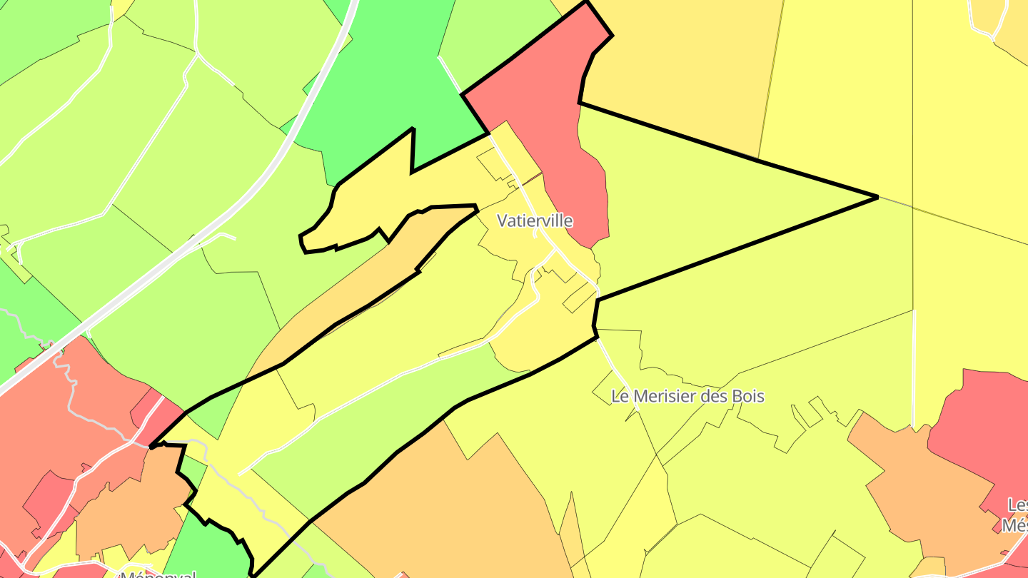 Carte des prix de l'immobilier Vatierville