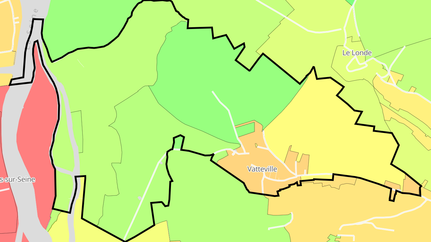 Carte des prix de l'immobilier Vatteville