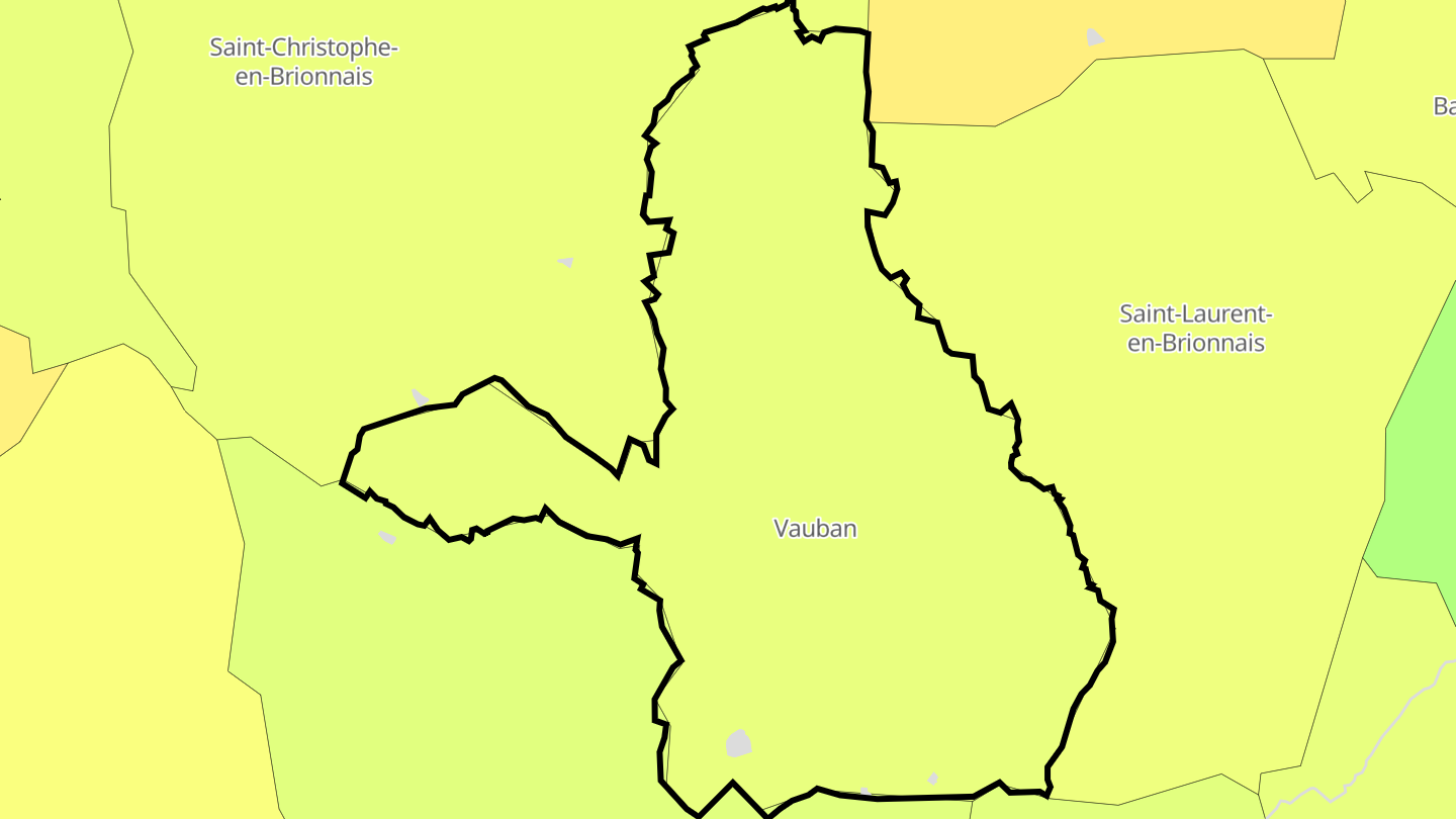 Carte des prix de l'immobilier Vauban