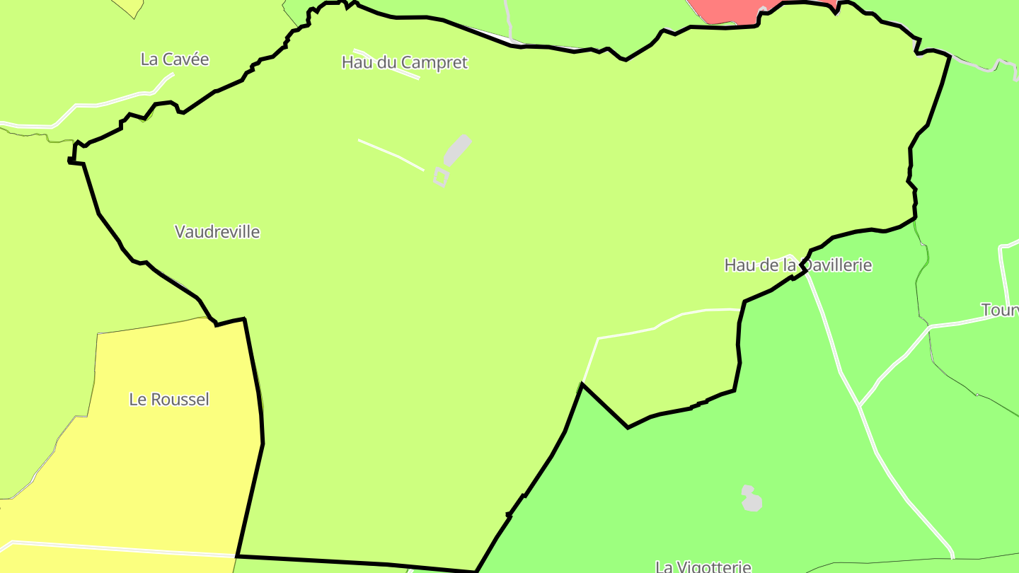 Carte des prix de l'immobilier Vaudreville