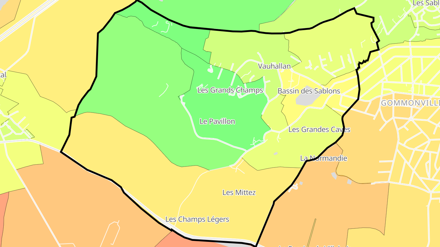 Carte des prix de l'immobilier Vauhallan