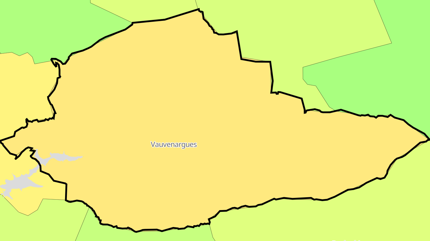 Carte des prix de l'immobilier Vauvenargues