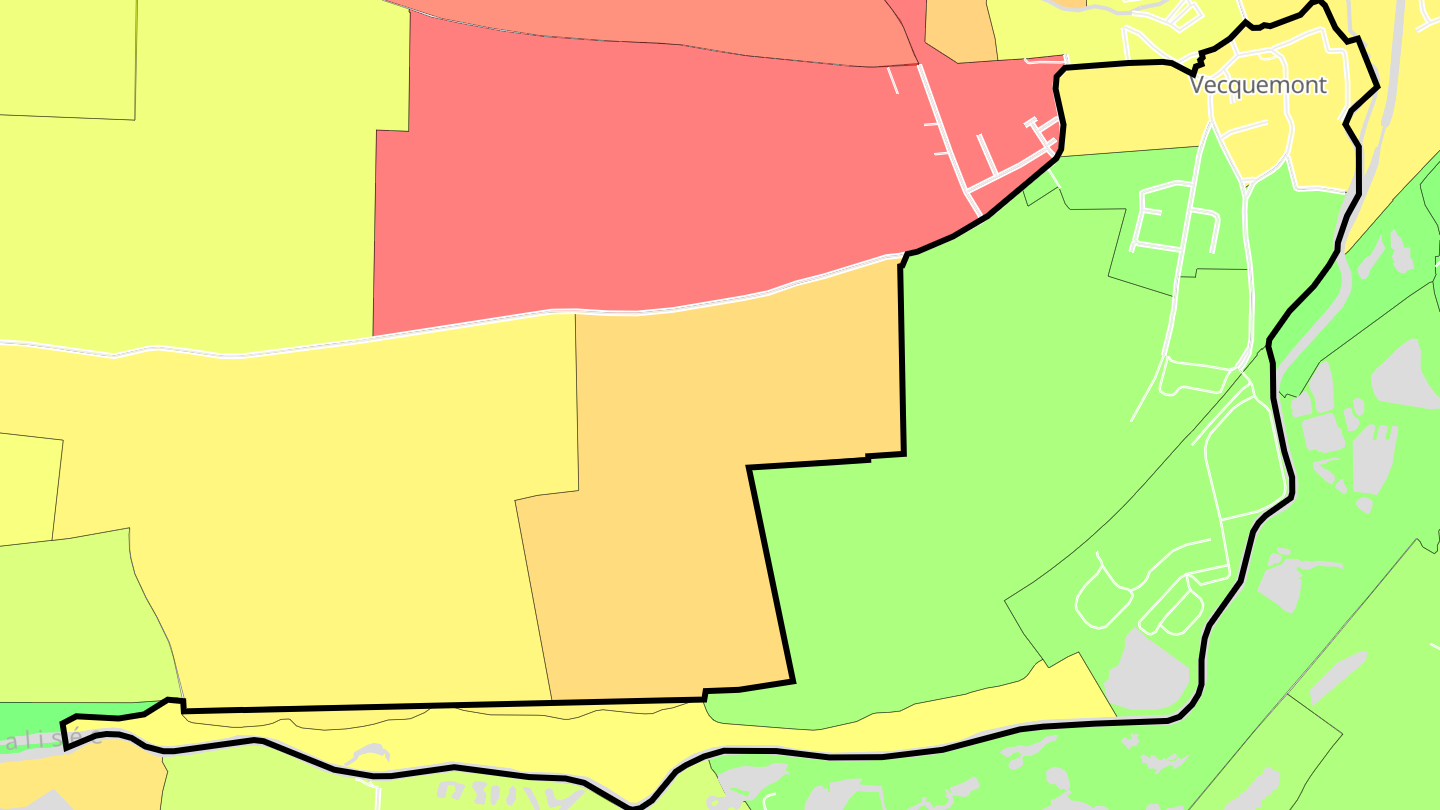 Carte des prix de l'immobilier Vecquemont