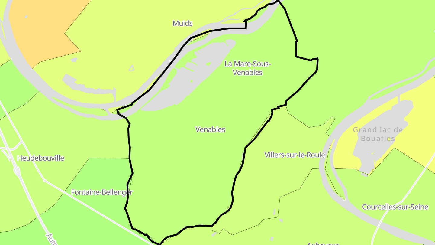 Carte des prix de l'immobilier Venables
