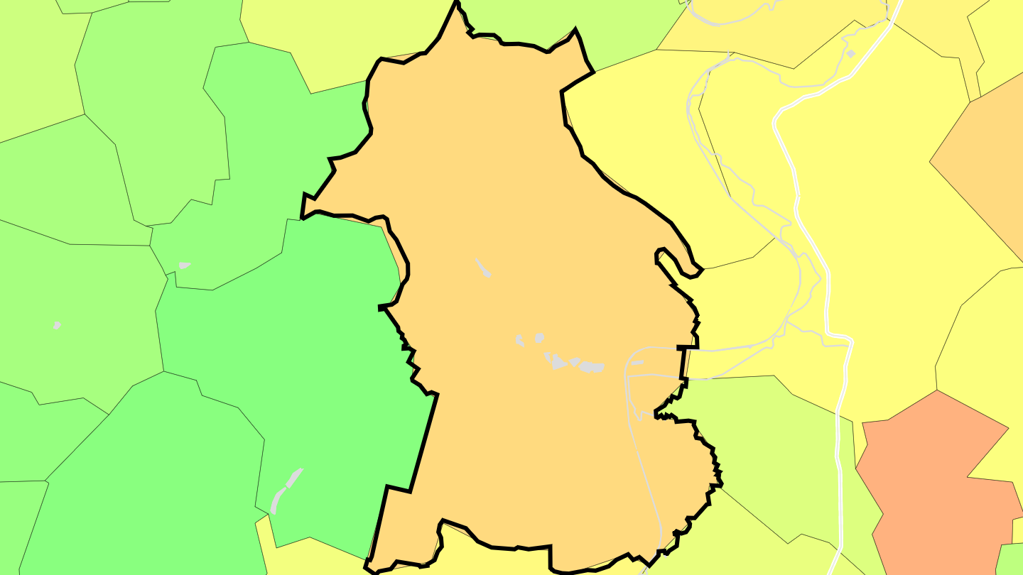 Carte des prix de l'immobilier Vendresse