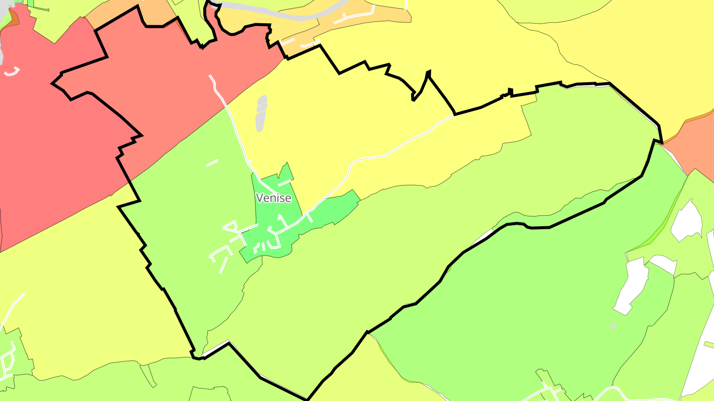 Carte des prix de l'immobilier Venise
