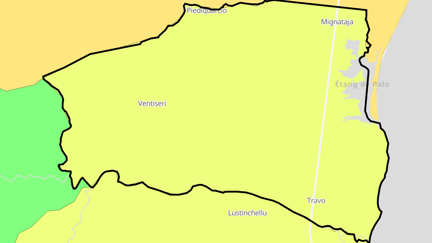 Carte des prix de l'immobilier Ventiseri