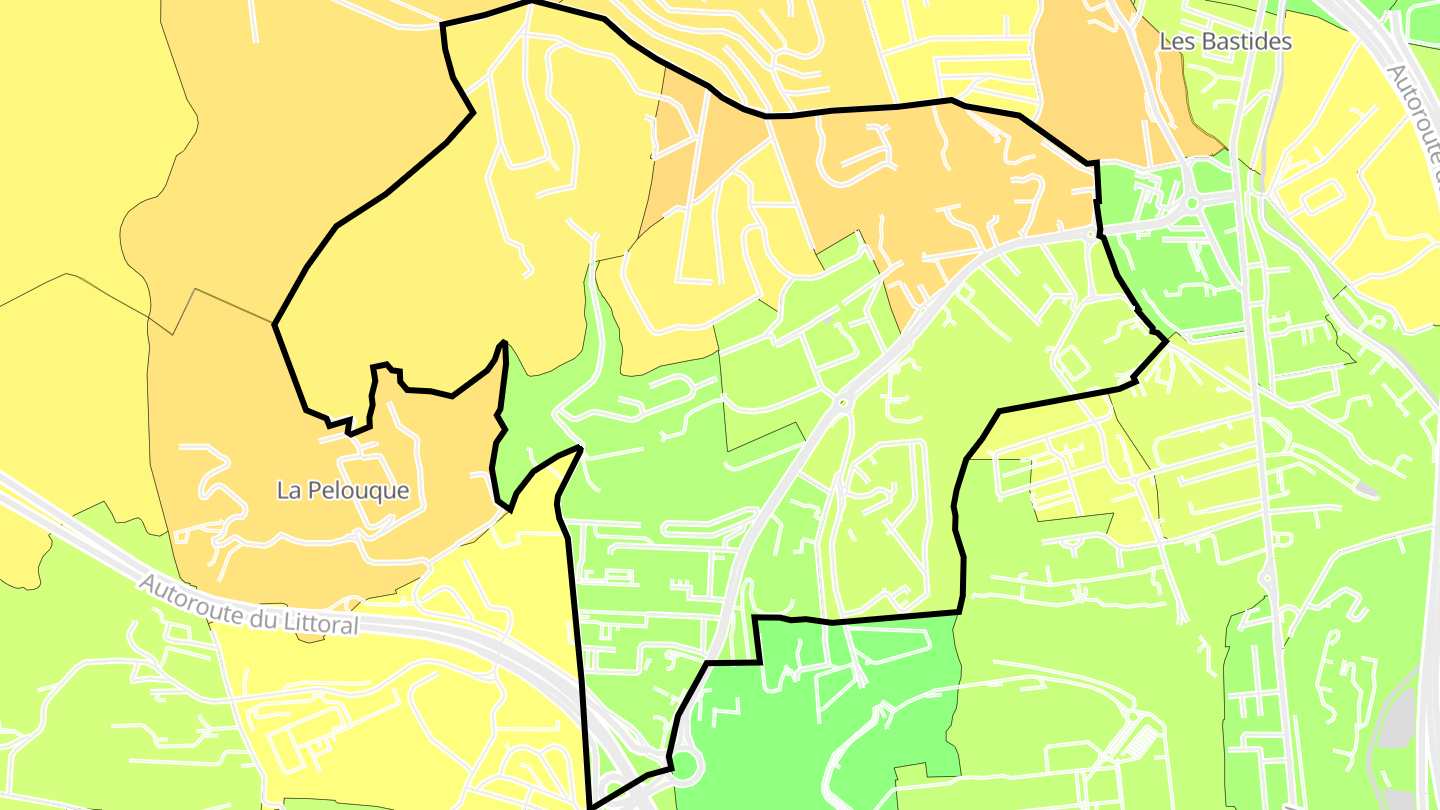 Carte des prix de l'immobilier Verduron