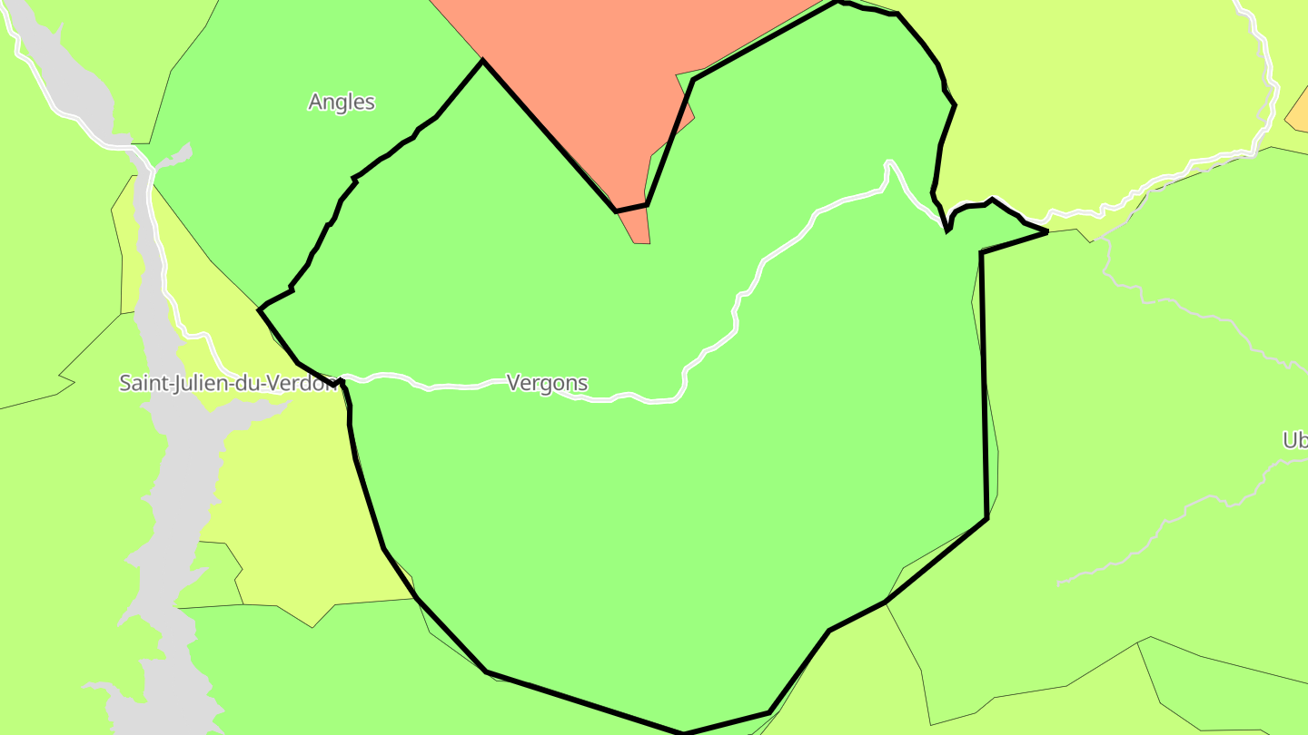 Carte des prix de l'immobilier Vergons