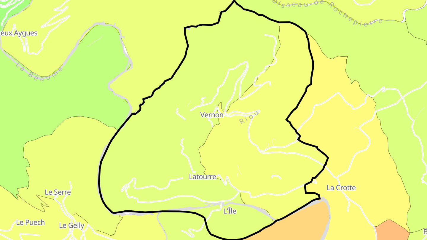 Carte des prix de l'immobilier Vernon