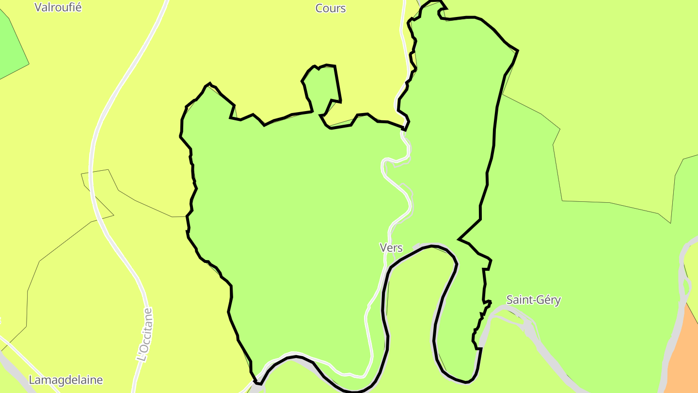 Carte des prix de l'immobilier Vers