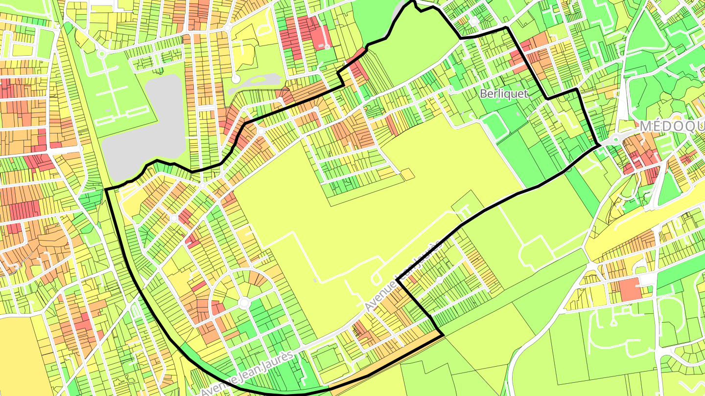 Carte des prix de l'immobilier Verthamon