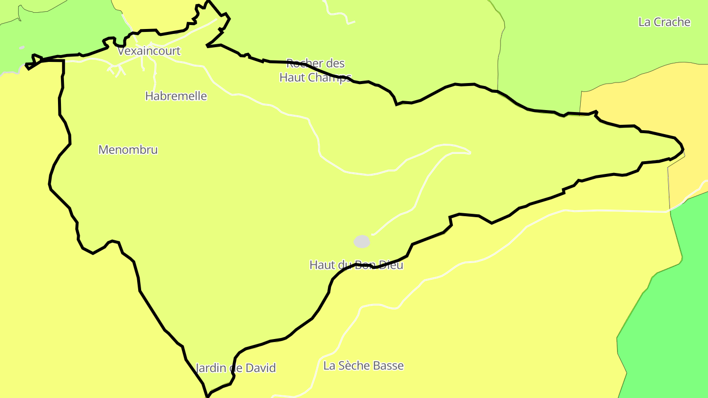 Carte des prix de l'immobilier Vexaincourt