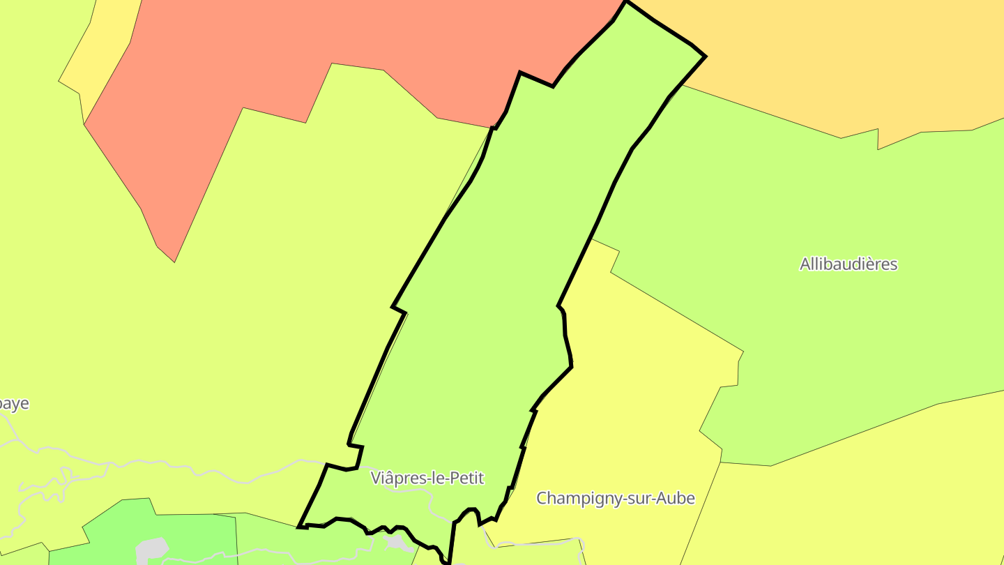 Carte des prix de l'immobilier Viâpres-le-Petit