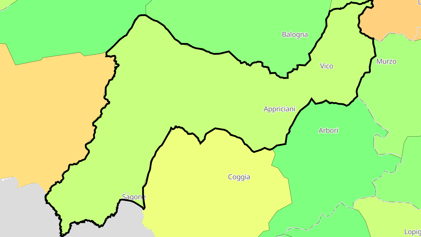 Carte des prix de l'immobilier Vico