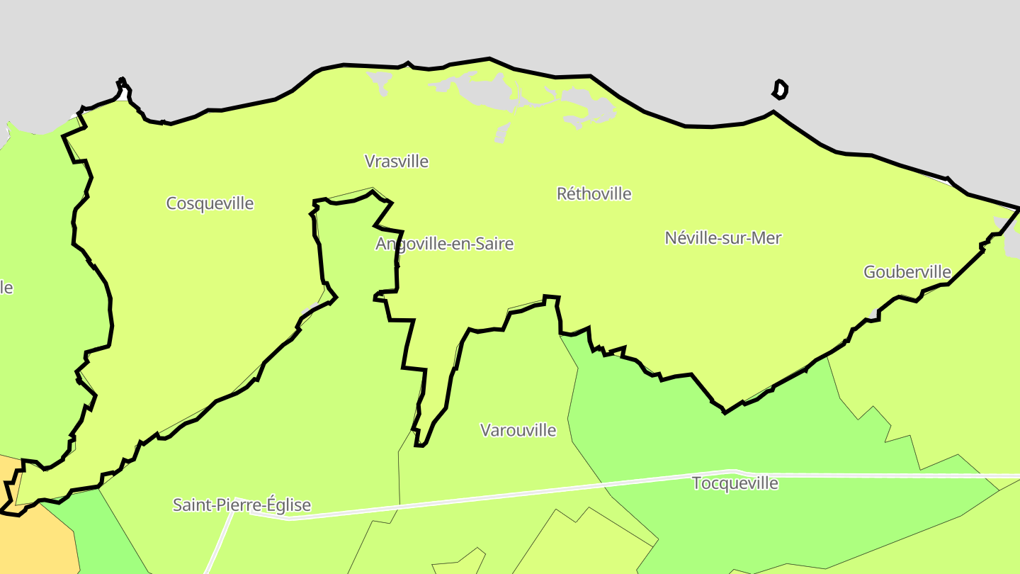 Carte des prix de l'immobilier Vicq-sur-Mer