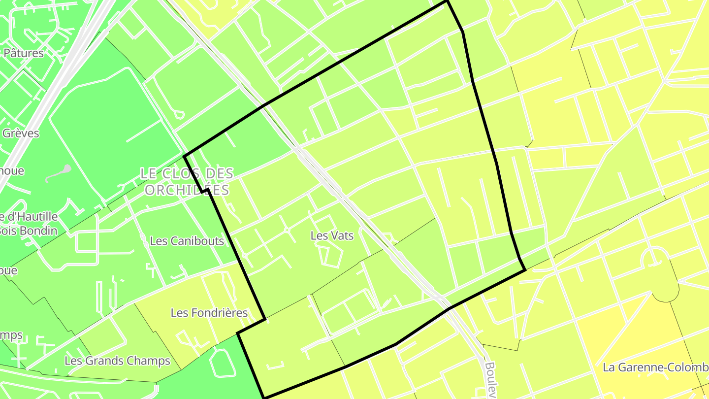Carte des prix de l'immobilier Victor Basch