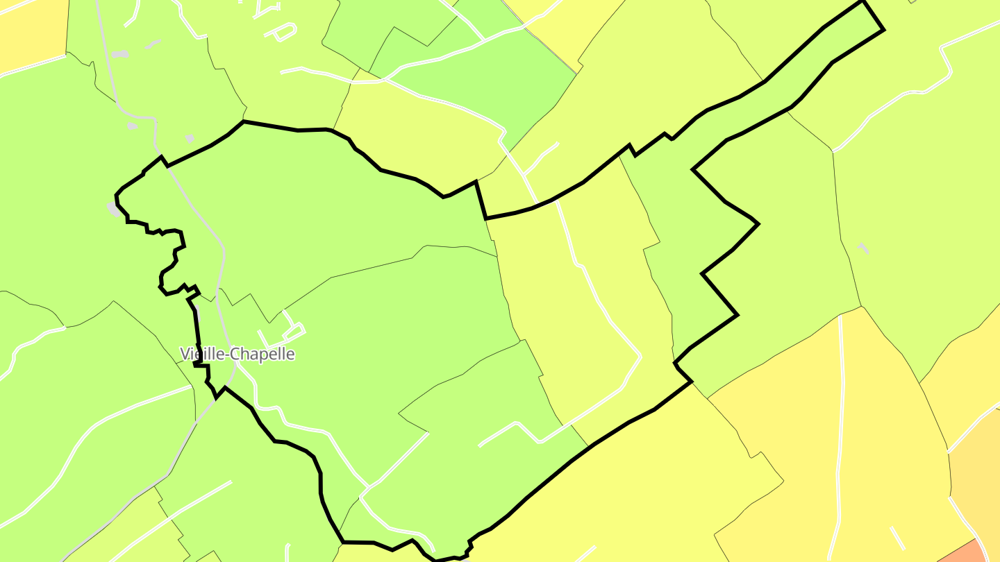 Carte des prix de l'immobilier Vieille-Chapelle