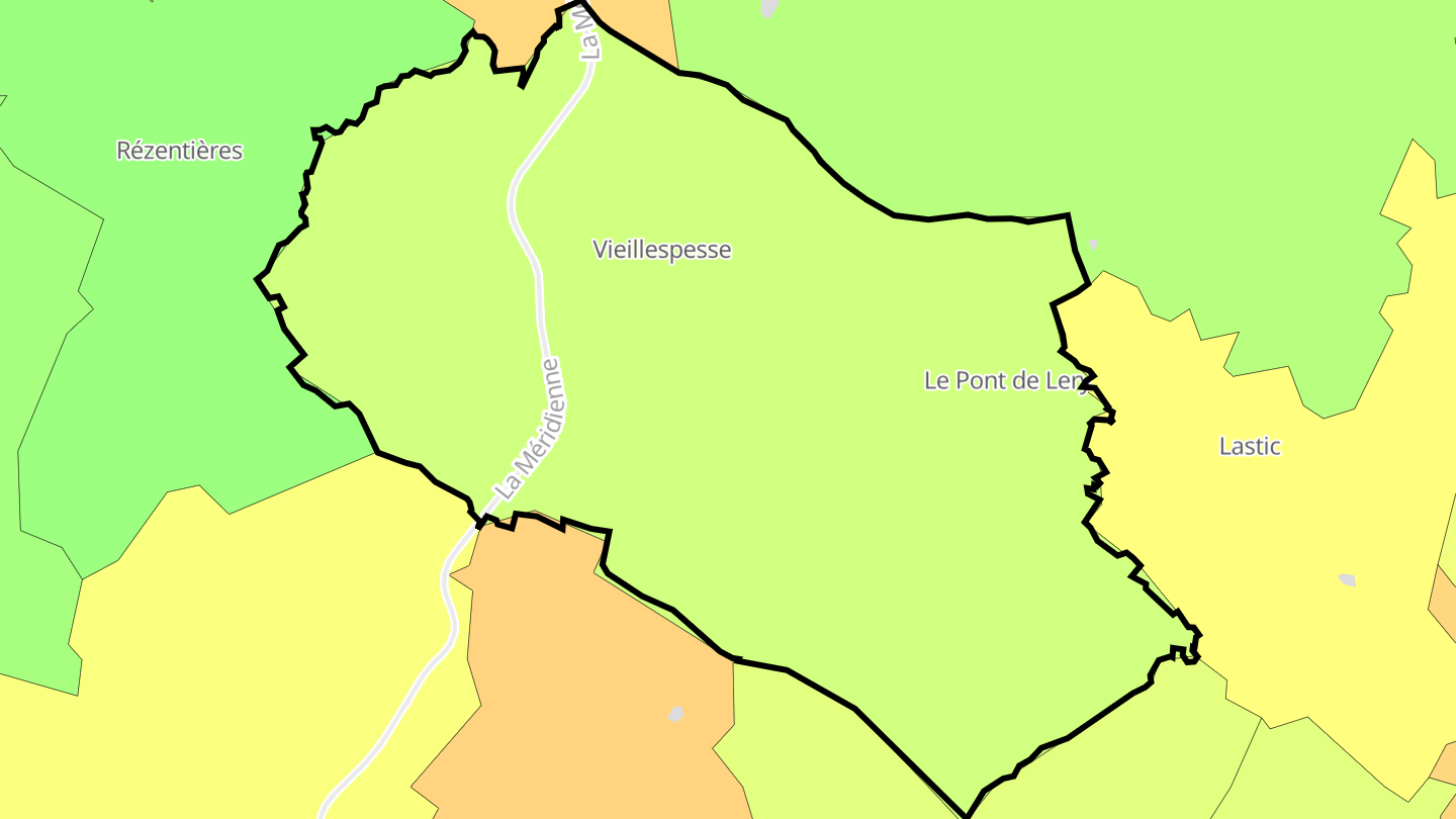 Carte des prix de l'immobilier Vieillespesse